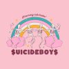 Suicideboys Spooky Dancing Skelton Vintage Rainbow T-Shirt Official Suicide Boys Merch