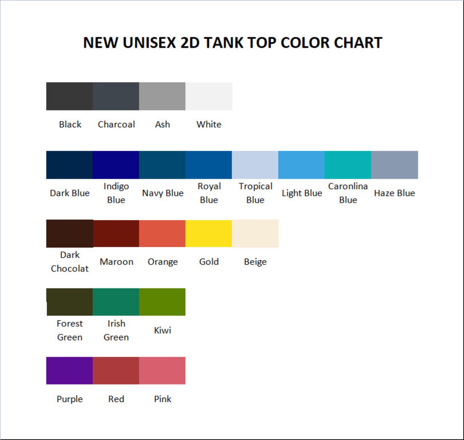 tank top color chart - Suicide Boys Shop