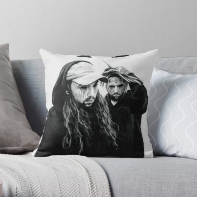 Suicideboys Art Throw Pillow Official Suicide Boys Merch