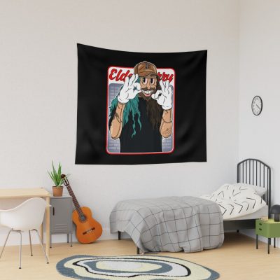 Ruby Da Cherry Retro Graphic Tapestry Official Suicide Boys Merch